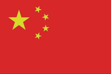Flagge China, Sprache wechseln zu Chinesisch