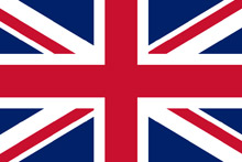 Flagge Vereinigtes Königreich, Sprache wechseln zu Englisch